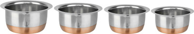 Cutting EDGE Cookware Set(Stainless Steel, 4 - Piece)