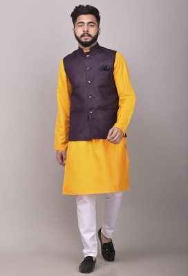 rajwanshi Sleeveless Solid Men Jacket