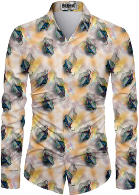 BuhaTrade Polycotton Printed Shirt Fabric