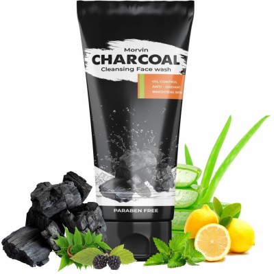 MORVIN Charcoal Cleansing Face Wash(200 ml)