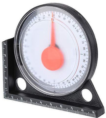 uptodatetools Slope Inclinometer Angle Finder Slope Protractor Tilt Level Meter Clinometer Gauge with Magnetic Base Measuring Gauging Tools Magnetic Inclinometer Level(9 cm)