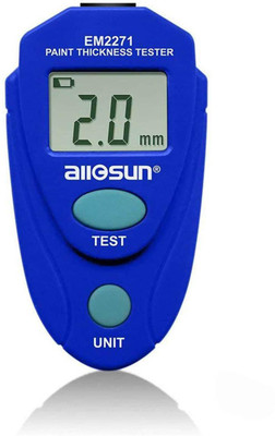 Right Gear Digital Coating Thickness Gauge Automobile Car Paint Detector Coating Meter for Measuring Thickness of the Plated and Coated Sheet on Metal Non-magnetic Engineer's Precision Level EM3321-RG Non-magnetic Electronic Level(12 cm)
