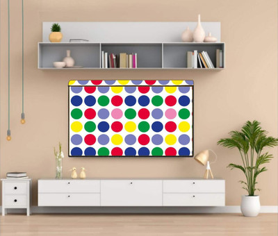 Newleaf Trends Printed PVC Television cover Protector for 32 inch LCD/ LED TV - All Brands & Models for 32 inch LCD/ LED TV - Printed PVC Television cover Protector for 32 inch LCD/ LED TV - All Brands & Models(MULTI -B)