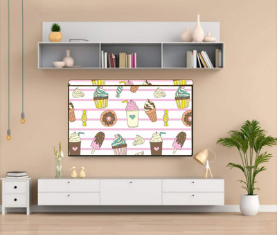 Newleaf Trends Printed PVC Television cover Protector for 32 inch LCD/ LED TV - All Brands & Models for 32 inch LCD/ LED TV - Printed PVC Television cover Protector for 32 inch LCD/ LED TV - All Brands & Models(MULTI -E)