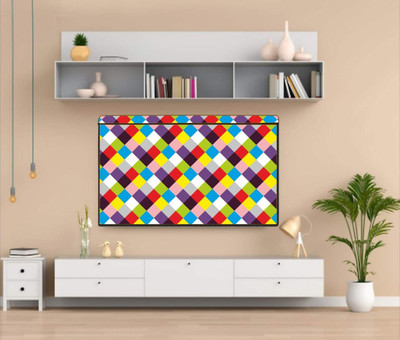 Newleaf Trends Printed PVC Television cover Protector for 32 inch LCD/ LED TV - All Brands & Models for 32 inch LCD/ LED TV - Printed PVC Television cover Protector for 32 inch LCD/ LED TV - All Brands & Models(MULTI -A)