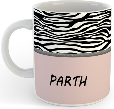 P89M PARTH Name Ceramic Coffe (330 Ml) Ceramic Coffee Mug(330 ml)