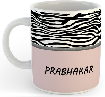 P89M PRABHAKAR Name Ceramic Coffe (330 Ml) Ceramic Coffee Mug(330 ml)