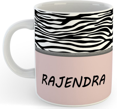 P89M RAJENDRA Name Ceramic Coffe (330 Ml) Ceramic Coffee Mug(330 ml)