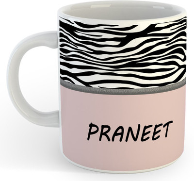 P89M PRANEET Name Ceramic Coffe (330 Ml) Ceramic Coffee Mug(330 ml)