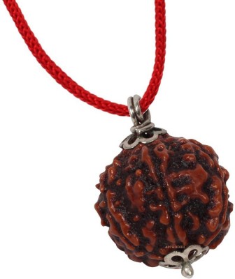 3SIX5 Six Face Rudraksha/ 6 Mukhi Rudraksha / 6 Face Rudraksha Silver Pendant With Lab Certificate Silver Wood Pendant