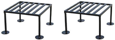 Dime Store flower pot stand plant stand Square set of 2 Plant Container Set(Pack of 2, Metal)