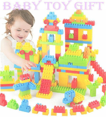 BOZICA Top Selling 100PCS, Blocks Educational/Learning Kids Toy LEPINS DUPLOS fun building creative Interlocking Connection, Child Building Toy Set(100 Pieces)