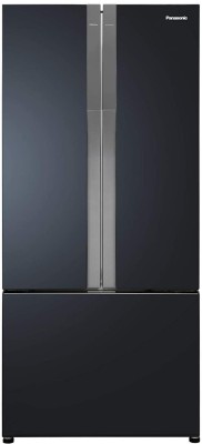 Panasonic 550 L Frost Free Triple Door Bottom Mount 3 Star Refrigerator  (BLACK, NR-CY550GKXZ)