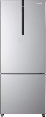 Panasonic 450 L Frost Free Double Door Bottom Mount 3 Star Refrigerator(SHINING SILVER, NR-BX468VVX3)