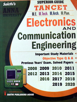 TANCET (Anna University) Entrance Test Guide For ELECTRONICS AND COMMUNICATION ENGINEERING / Study Materials, OT Q & A, Previous Year Examination Papers With Answers 1998 To 2020 / Latest Paperback – 1 January 2021(Paperback,  M.Presh Nave (Author))
