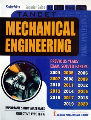 TANCET (Anna University) Entrance Test Guide For MECHANICAL ENGINEERING / Important Study Materials, OT Q & A, Previous Years' Exam Solved Papers 2004 To 2020 / Latest Paperback – 1 January 2021(Paperback,  Editorial Board of Sakthi Publishing House (Author))