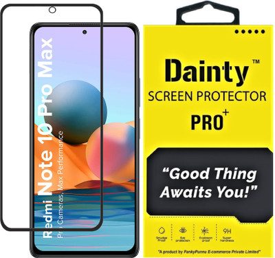 Dainty TECH Edge To Edge Tempered Glass for Mi Redmi Note 10 Pro, Mi Redmi Note 10 Pro Max, Samsung Galaxy M51, Samsung Galaxy M52 5G, Mi Redmi Note 9 Pro, Mi Redmi Note 9 Pro Max(Pack of 1)