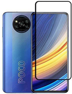 Caseline Edge To Edge Tempered Glass for POCO X3 PRO(Pack of 1)