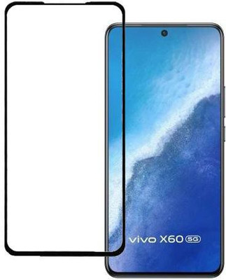 HOBBYTRONICS Edge To Edge Tempered Glass for VIVO X60(Pack of 1)