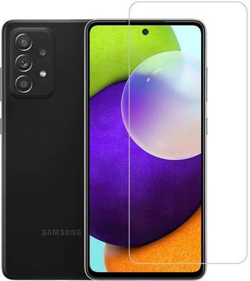 HOBBYTRONICS Tempered Glass Guard for SAMSUNG A52, SAMSUNG GALAXY A52(Pack of 1)