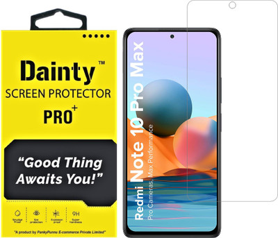 Dainty TECH Tempered Glass Guard for Mi Redmi Note 10 Pro, Mi Redmi Note 10 Pro Max, Mi Redmi Note 9 Pro Max, Mi Redmi Note 9 Pro, Poco X3 Pro, Poco X3, Poco M2 Pro, POCO F4 5G, Poco X4 Pro 5G, POCO M4 Pro 5G(Pack of 1)