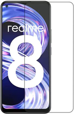 ISAAK Tempered Glass Guard for Realme 8(Pack of 1)