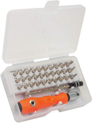 Spartan Mini 32 in 1 Precision Screwdriver kit Hand Tool For Home Appliance & Mobile Repairing Kit Precision Screwdriver Set(Pack of 1)