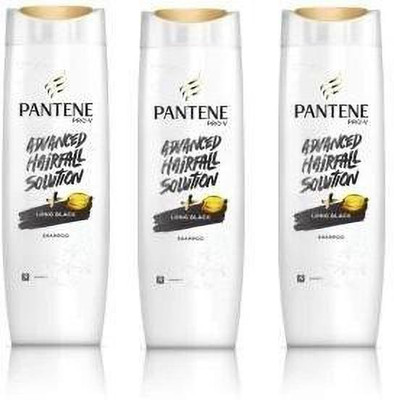 PANTENE Advance hair fall solution lively clean black pack o f 2(400 ml)