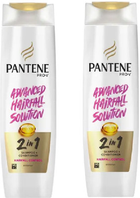 PANTENE Advance hair fall solution 2in 1 shamppo+conditioner hairfall control pack of 2(680 ml)