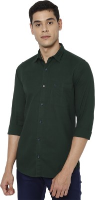 Allen Solly Men Solid Casual Green Shirt