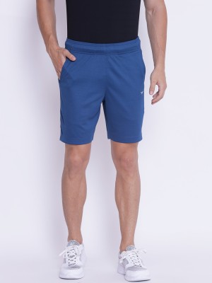 Red Tape Solid Men Blue Sports Shorts