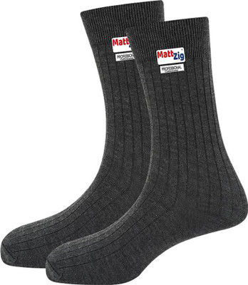 MATTZIG Men Self Design Mid-Calf/Crew
