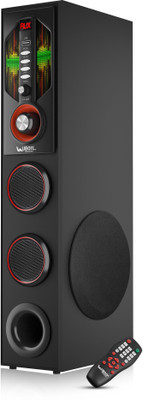 Ubon TW-4000 London Tower 90 Watt 15000 PMPO Wireless Multimedia System with Remote/USB/AUX/FM/Mic Support 90 W Bluetooth Home Theatre(Black, 2.1...