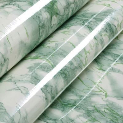 WolTop Vinyl Abstract Green, White Wallpaper(L x W: 1000 cm x 40 cm)
