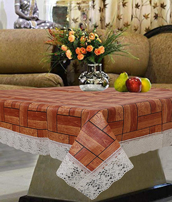 TANLOOMS Printed 4 Seater Table Cover(Multicolor, PVC)