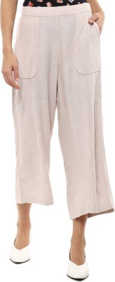 VAN HEUSEN Regular Fit Women Beige Trousers