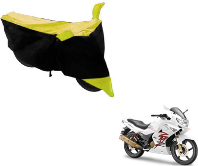 MOCKHE Two Wheeler Cover for Hero(Karizma ZMR, Black, Yellow)