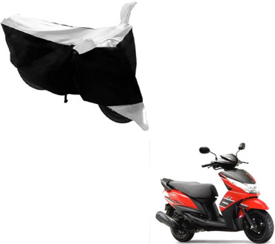 NIKS Two Wheeler Cover for Yamaha(Ray, Black, White)