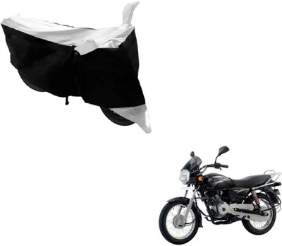 Flipkart SmartBuy Two Wheeler Cover for Bajaj(Boxer, Black, White)