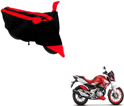Amanzo Two Wheeler Cover for Hero(Xtreme, Black, Red)