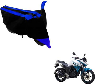 Amanzo Two Wheeler Cover for Yamaha(FZ-S, Black, Blue)