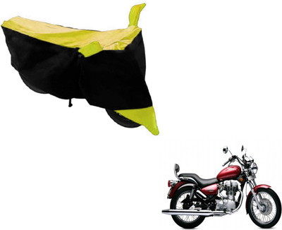 AUTYLE Two Wheeler Cover for Royal Enfield(Twin spark, Black, Yellow)