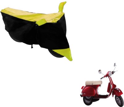 MOCKHE Two Wheeler Cover for LML(Star Euro, Black, Yellow)