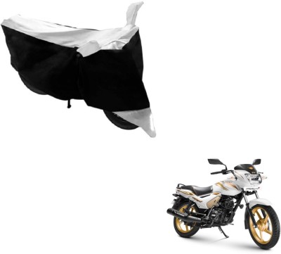 MOCKHE Two Wheeler Cover for TVS(Star City, Black, White)