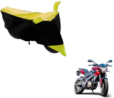 Flipkart SmartBuy Two Wheeler Cover for Bajaj(Pulsar 200 NS DTS-i, Black, Yellow)