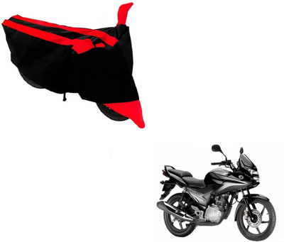NIKS Two Wheeler Cover for Honda(CBF, Black, Red)