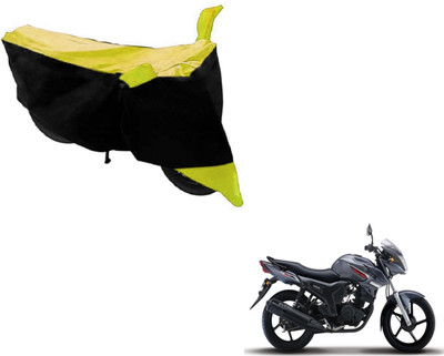 NIKS Two Wheeler Cover for Yamaha(SZ-S, Black, Yellow)