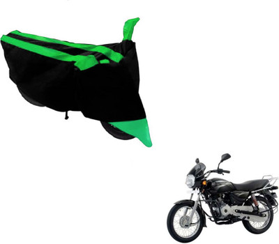 MOCKHE Two Wheeler Cover for Bajaj(Boxer, Black, Green)