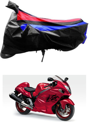 JVG Waterproof Two Wheeler Cover for Suzuki(Hayabusa, Red, Blue, Black)
