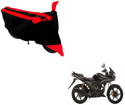Flipkart SmartBuy Two Wheeler Cover for Honda(CBF Stunner, Black, Red)